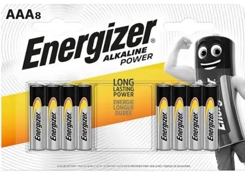 Energizer LR03-8BB Alkaline Power AAA (LR03) BLISTERA IEPAKOJUMĀ 8GB.