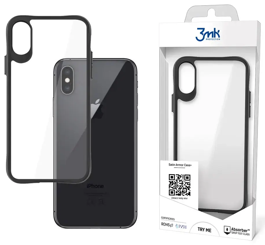 Apple iPhone X|XS - 3mk Satin Armor Case+