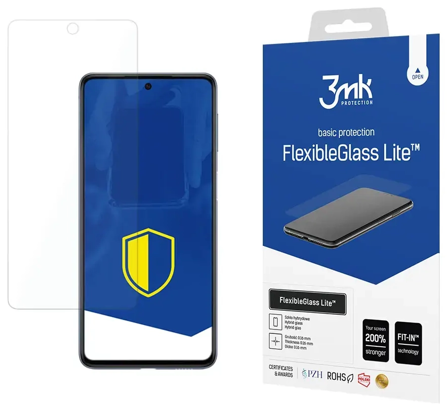 3mk FlexibleGlass Lite aizsargplēve telefona ekrānam Samsung Galaxy M53 (M536)