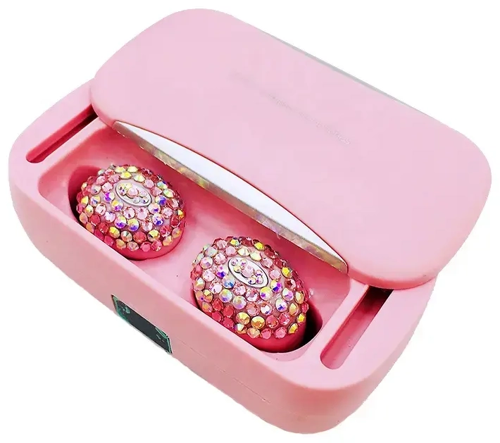 Goodbuy Crystal Bling juhtmevabad kõrvaklapid, roosad