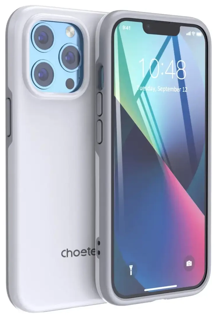 Choetech MFM Anti-drop Case Cover for iPhone 13 Pro Max white (PC0114-MFM-WH)