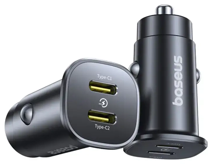 Baseus GoTrip autolaadija | 30W | USB-C | must