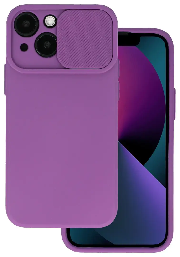 Camshield Soft telefoni ümbris iPhone 16 Plus lilla (kaamera kaitsega)