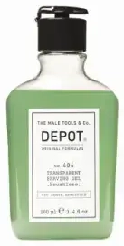 Depot Number 406 Transparent Shaving Gel 100 Ml