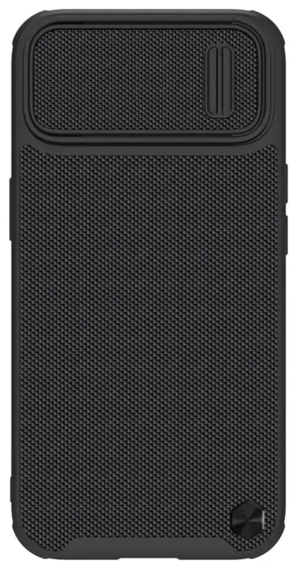 Nillkin Textured S Case for iPhone 14, armored cover with camera cover, black