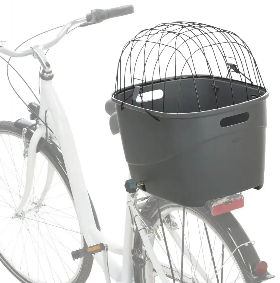Korv koerte transportimiseks: Trixie Bicycle basket for bike racks, plastik|metall, 36 × 47 × 46 cm, hall