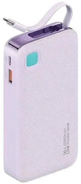 USAMS XY Series external battery (powerbank) | 10000 mAh | 20W | USB-C | purple