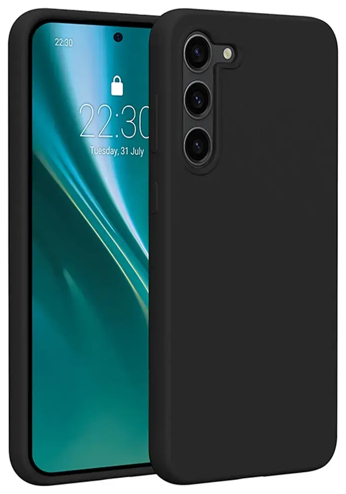 „Etteri“ silikoninis dėklas „Samsung Galaxy S23 Plus“, juodas