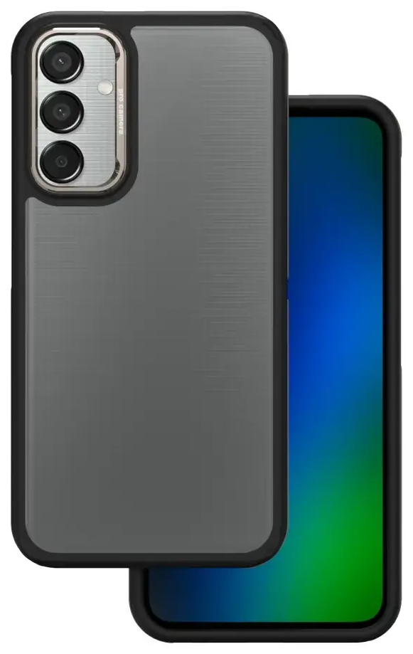 Crystal Black case for Samsung Galaxy M15 5G grey