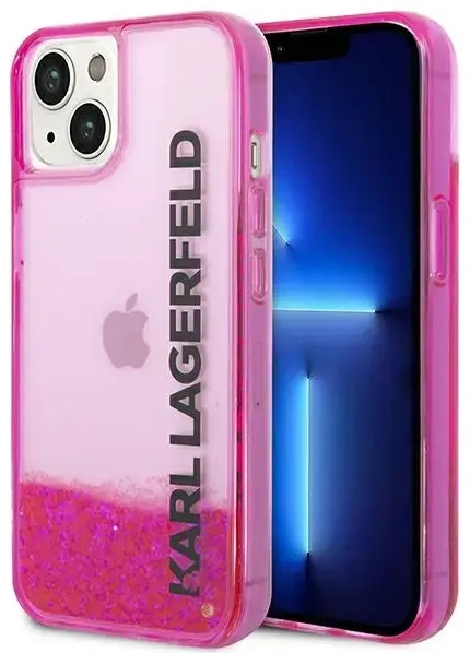 Karl Lagerfeld KLHCP14MLCKVF iPhone 14 Plus 6,7" różowy|pink hardcase Liquid Glitter Elong