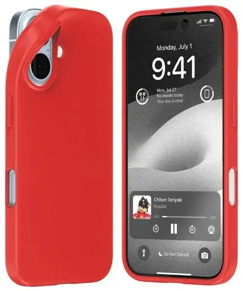 Mercury Soft iPhone 16 6.1" raudona|red