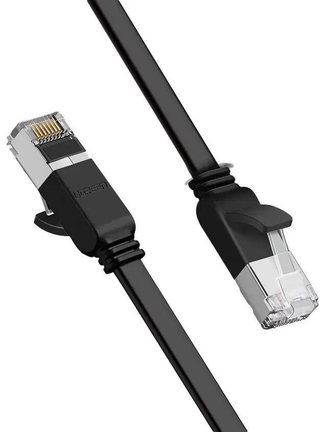 Ugreen Ethernet patchcord cable RJ45 Cat 6 UTP 1000 Mbps 0,5 m black (50183)