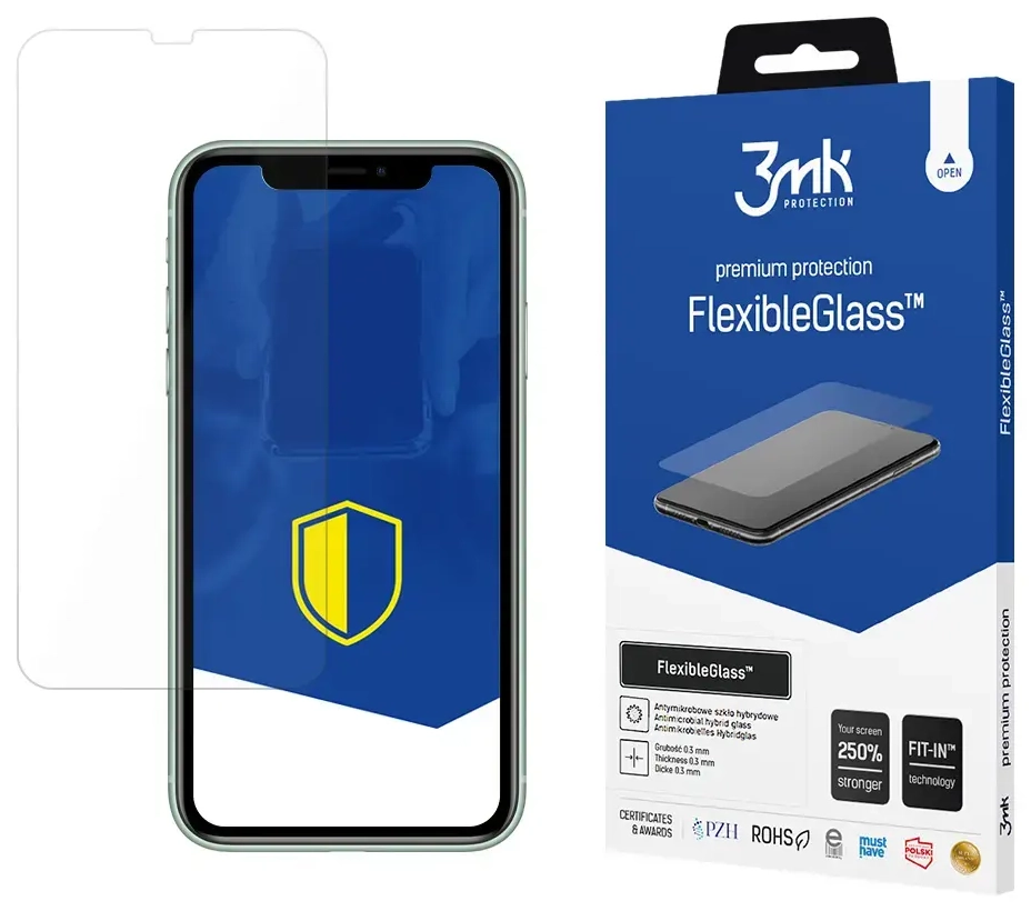 3mk FlexibleGlass™ aizsargstikls telefonam iPhone 11