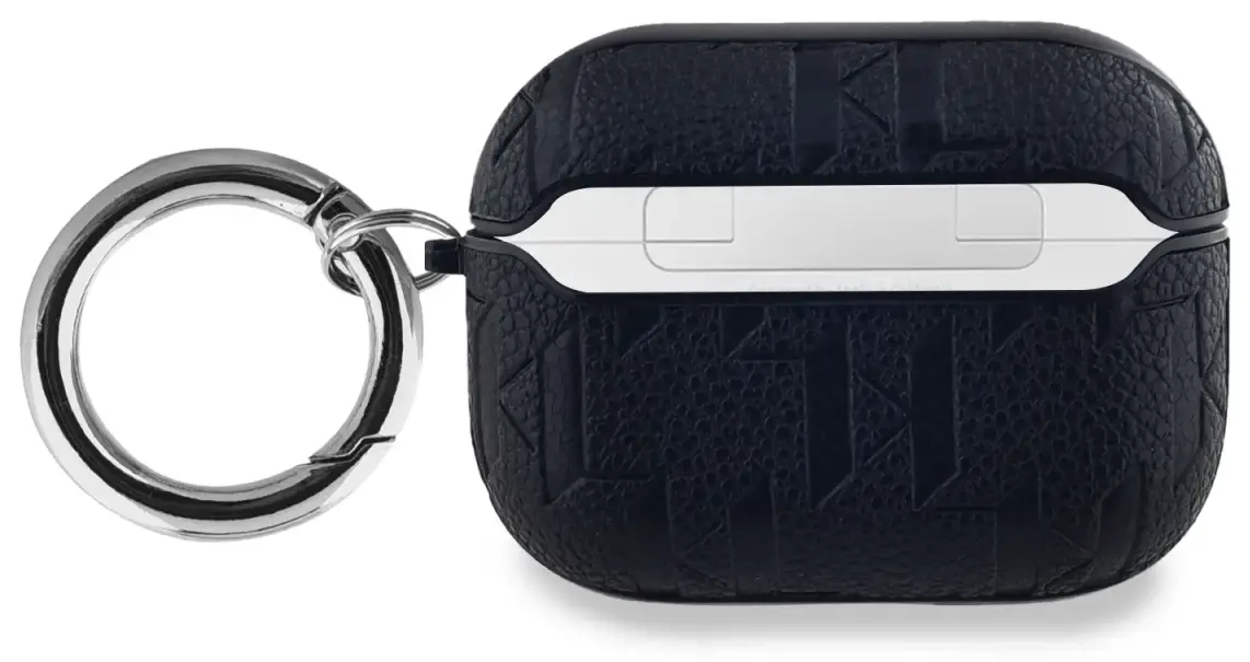 Karl Lagerfeld PU Embossed Karl Head Case for AirPods Pro Black