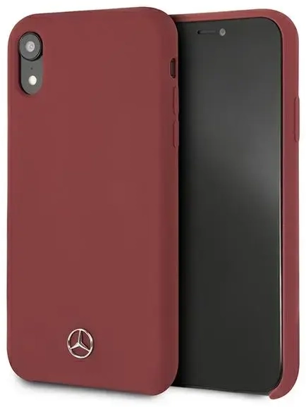 Mercedes MEHCI61SILRE iPhone Xr czerwony|red hardcase Silicone Line