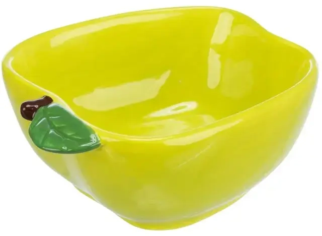 Bowl for animals, ceramic : Trixie Bowl apple, ceramic, 180 ml|12 × 11 cm