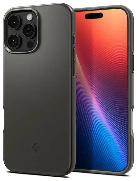 Spigen Thin Fit iPhone 16 Pro Max         gunmetal ACS07979