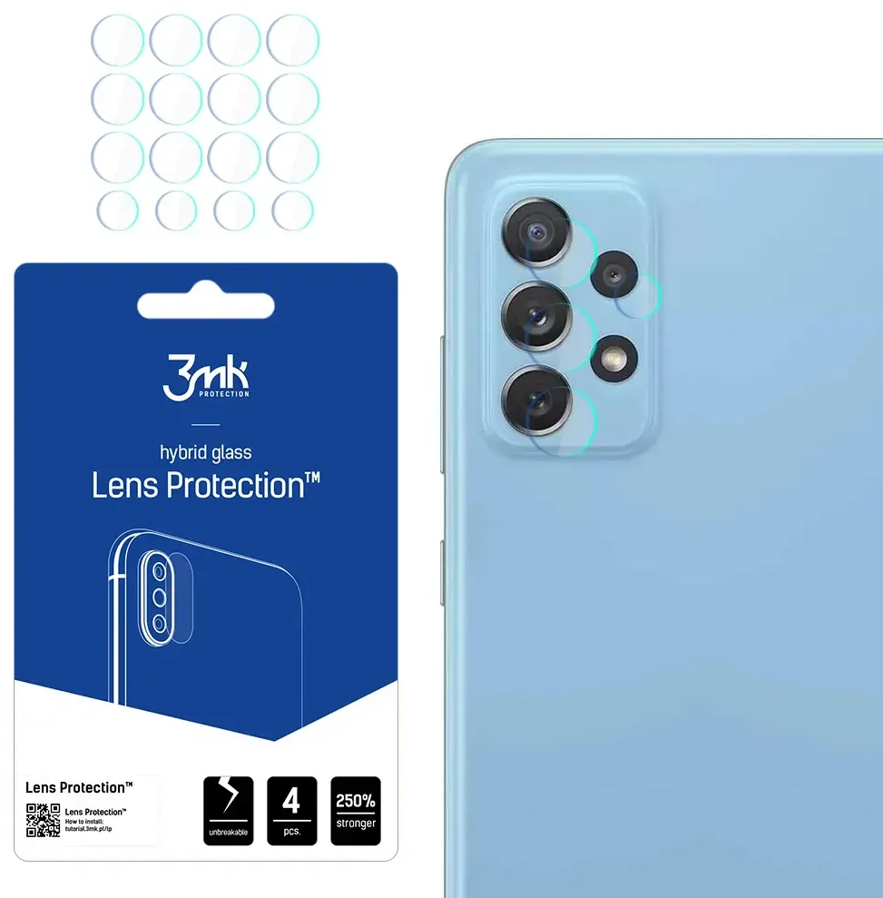 Samsung Galaxy A72 4G - 3mk Lens Protection™ screen protector