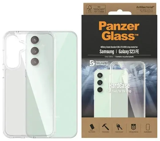 PanzerGlass HardCase Samsung S23 FE S711 Antibacterial Military grade clear