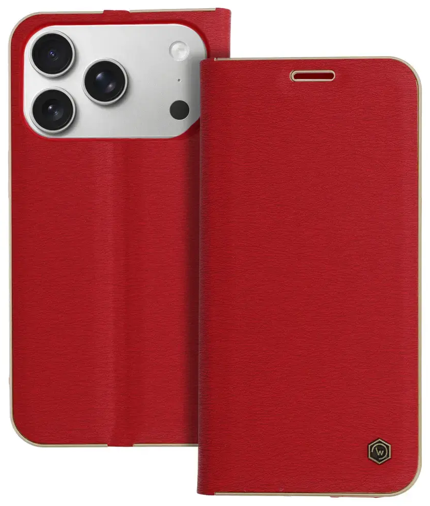 Wonder Frame maciņš telefonam iPhone 17 Pro Max sarkans