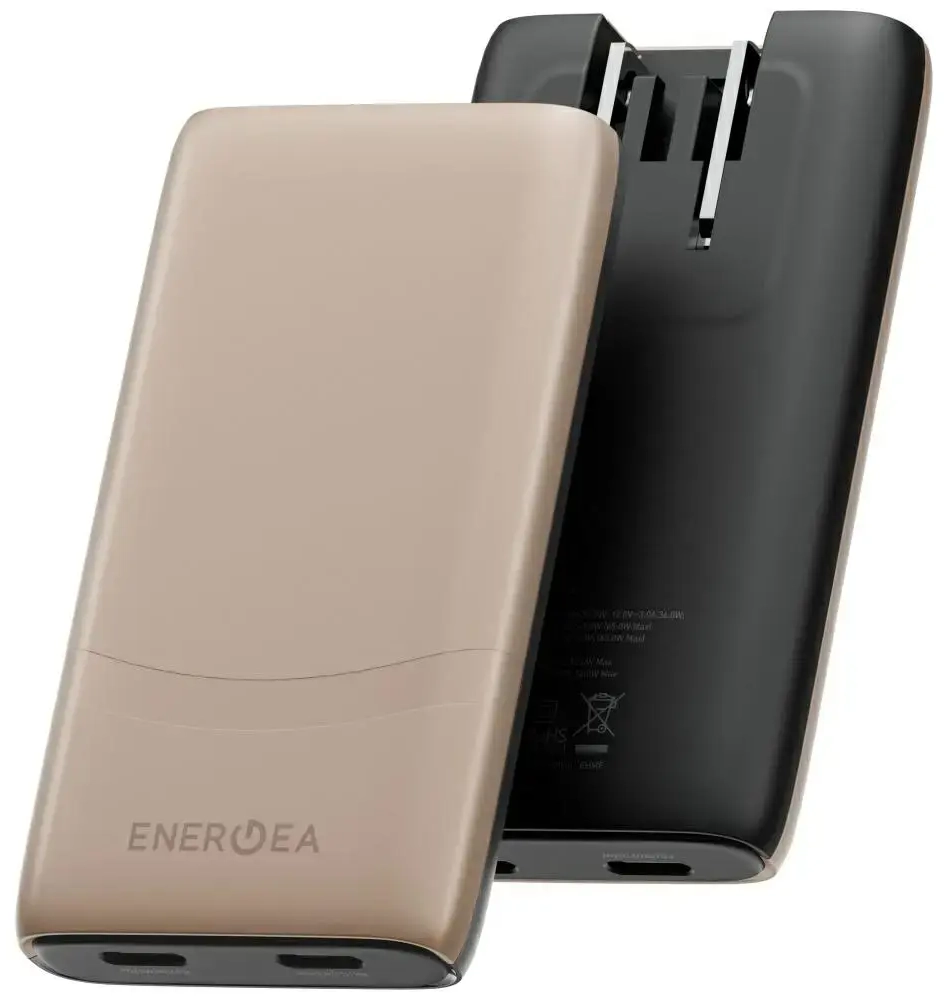 ENERGEA TravelWorld Edge reisilaadija | 65W | PD, QC, GaN, PPS | USB-C | kuldne