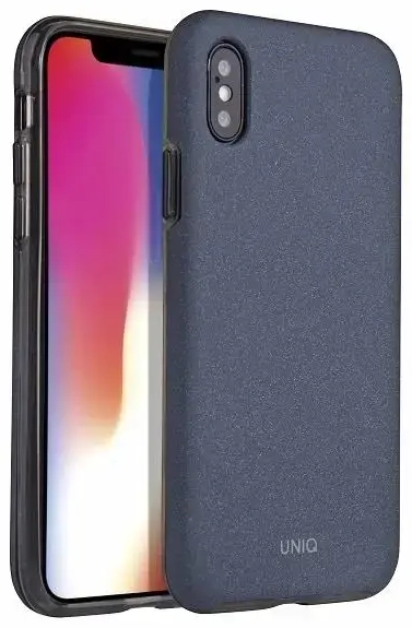 UNIQ etui Lithos iPhone X|Xs niebieski |azure blue