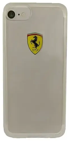 Ferrari kietas dėklas FEHCRFP7TR1 iPhone 7|8 |SE 2020 | SE 2022 skaidrus
