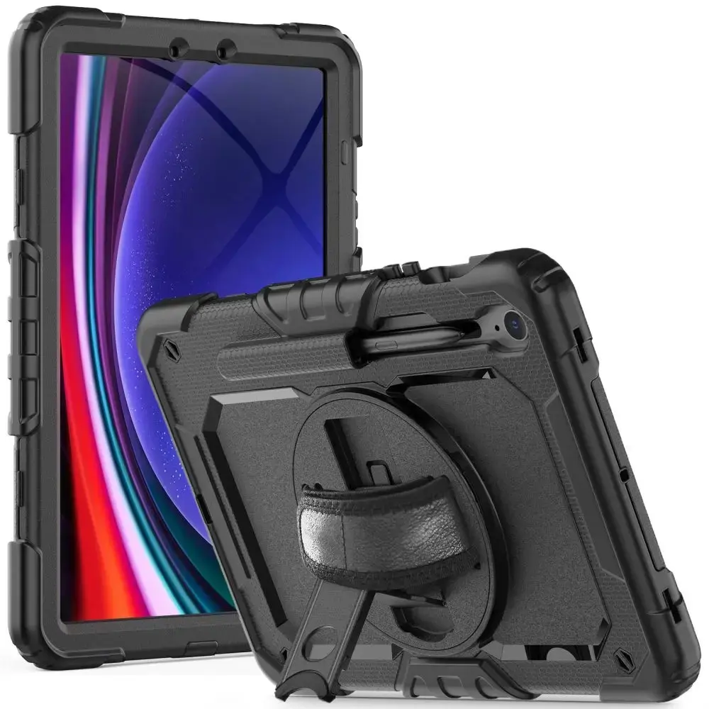 Tech-Protect Solid360 dėklas Samsung Galaxy Tab S9 FE 10.9" X510 | X516B - juodas