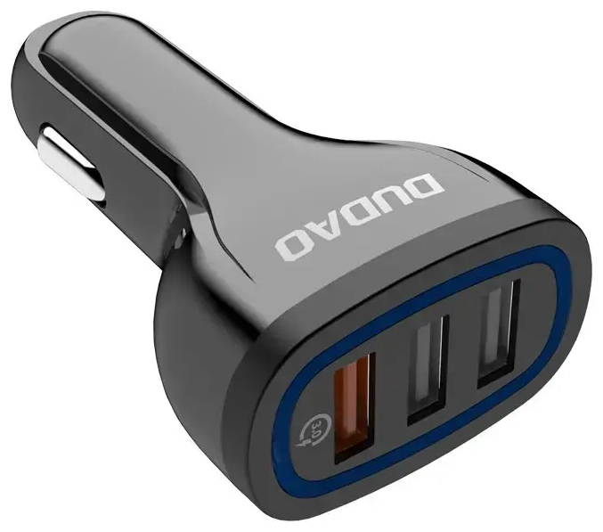 Dudao R7S automobilinis įkroviklis | 18W | QC | USB-A | juodas