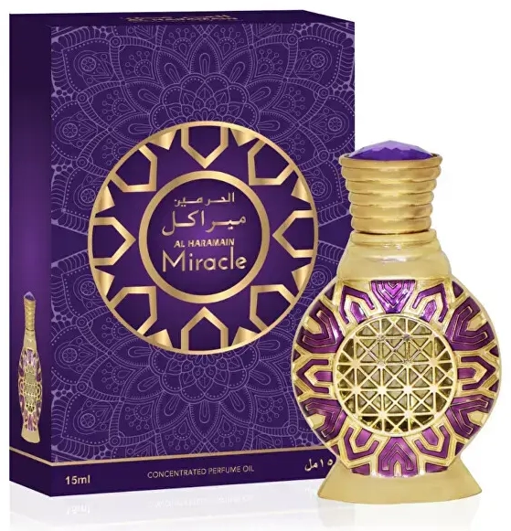 Al Haramain Miracle smaržu eļļa uniseks 15 ml