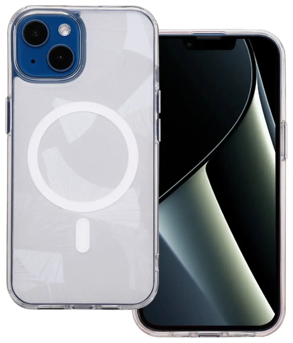 Flash Mag maciņš ar MagSafe atbalstu telefonam iPhone 13 pelēks