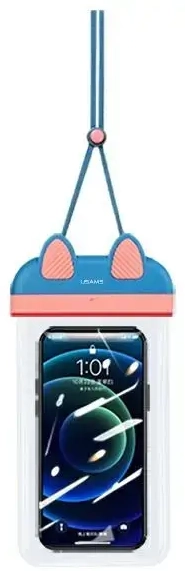 USAMS Etui wodoodporne 7" YD010 niebiesko-różowy|blue pink FSD1001