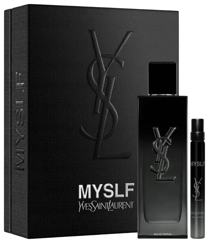 Set Yves Saint Laurent: Myslf, Eau De Parfum, For Men, Refillable, 100 ml + Myslf, Eau De Parfum, For Men, 10 ml
