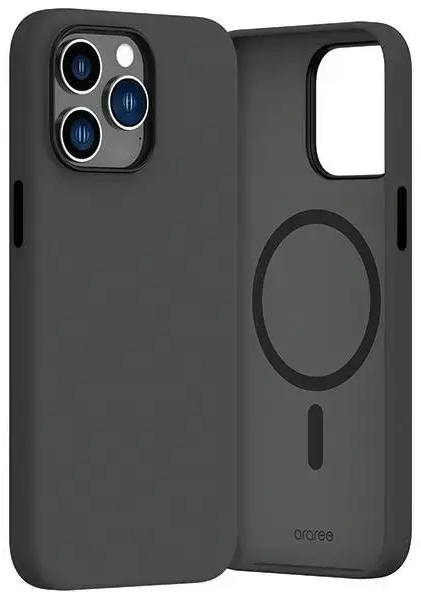 Araree etui Typoskin M iPhone 15 Pro Max 6.7" czarny|black AR20-01859A