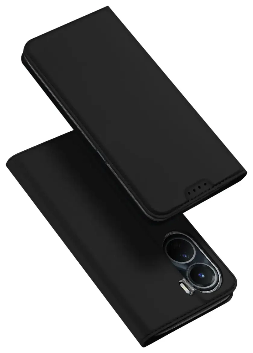Dux Ducis Skin Pro case Vivo Y16 | Y02s wallet holster cover with flap black