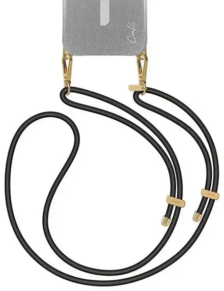 UNIQ Coehl Laurel uniwersalna smycz do telefonu czarny|black