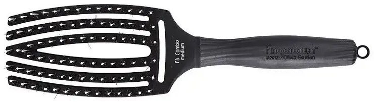 Olivia Garden Detangling Hairbrush Finger Olivia Garden Black