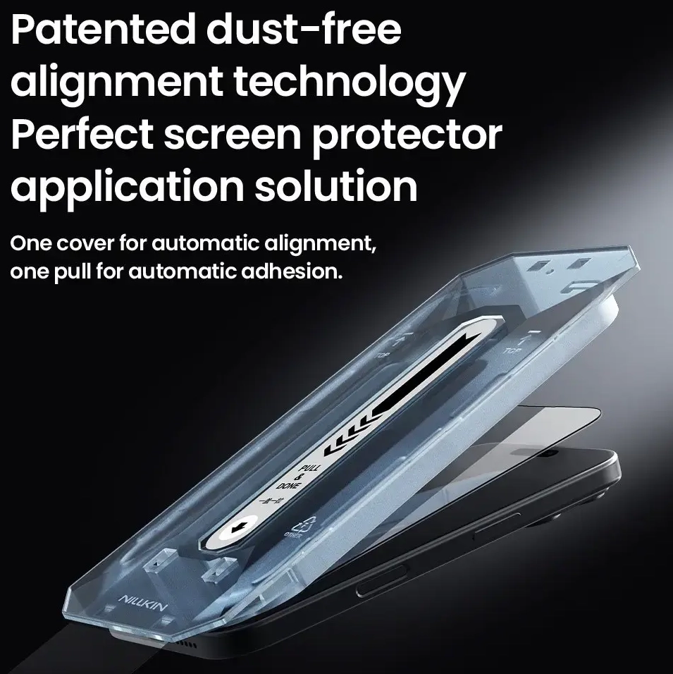 Nillkin Tempered Glass 2.5D CP+ PRO Black for Apple iPhone 17 Pro Max (with applicator)