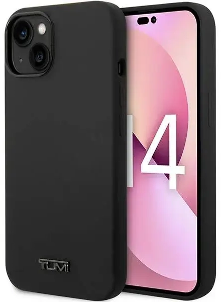 Tumi TUHCP14MSK iPhone 14 Plus 6,7" juodas Liquid Silicone kietas dėklas