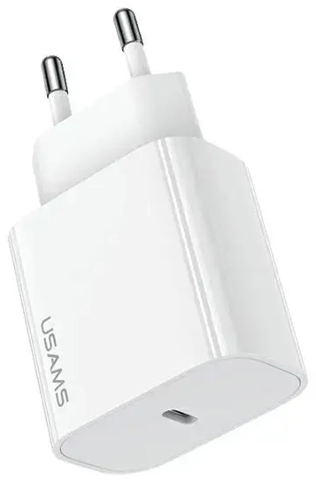 USAMS CC226TC01 tīkla lādētājs | 20W | PD | USB-C | balts