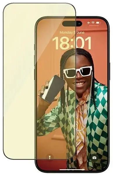 PanzerGlass Ultra-Wide Fit ekraanikaitse telefonile iPhone 15 Pro Max 6.7" 2in1 ekraanikaitse peegeldusvastane+sinise valguse vastane Easy Aligner kaasas 2816