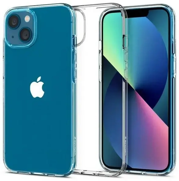 Dėklas SPIGEN Liquid Crystal ACS03515 iPhone 13 - Crystal Clear
