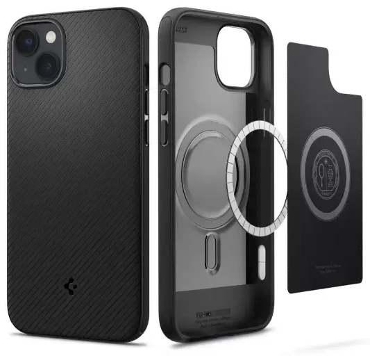 Spigen Mag Armor iPhone 15 6.1" MagSafe czarny|matte black ACS06815