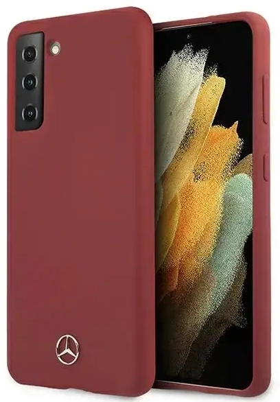 Mercedes MEHCS21MSILRE S21+ G996 czerwony|red hardcase Silicone Line