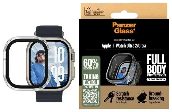 PanzerGlass Snappie Full Body Apple       Watch Ultra 2 przezroczysty|transparent 3721