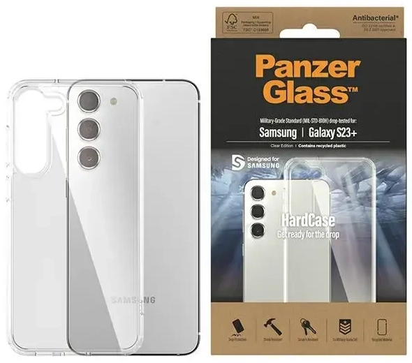 PanzerGlass ClearCase ümbris Samsung S23+ S916 jaoks läbipaistev 0434