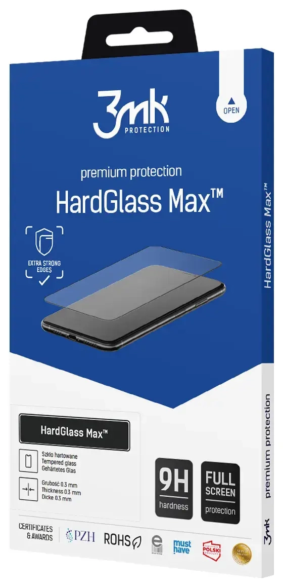 Xiaomi 12 Pro Black - 3mk HardGlass Max™ screen protector