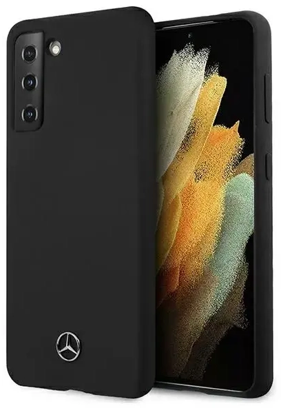 Mercedes MEHCS21MSILBK S21+ G996 czarny|black hardcase Silicone Line