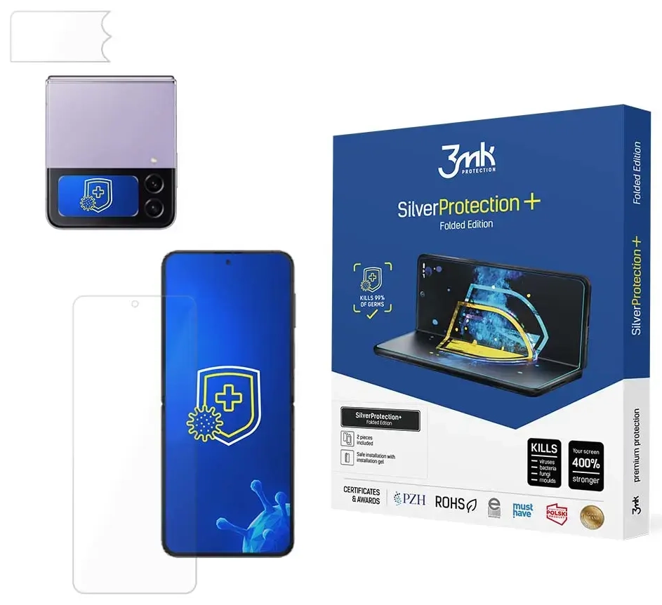 3mk SilverProtection+ Folded Edition aizsargplēve telefona ekrānam Samsung Galaxy Z Flip 5 (F731)