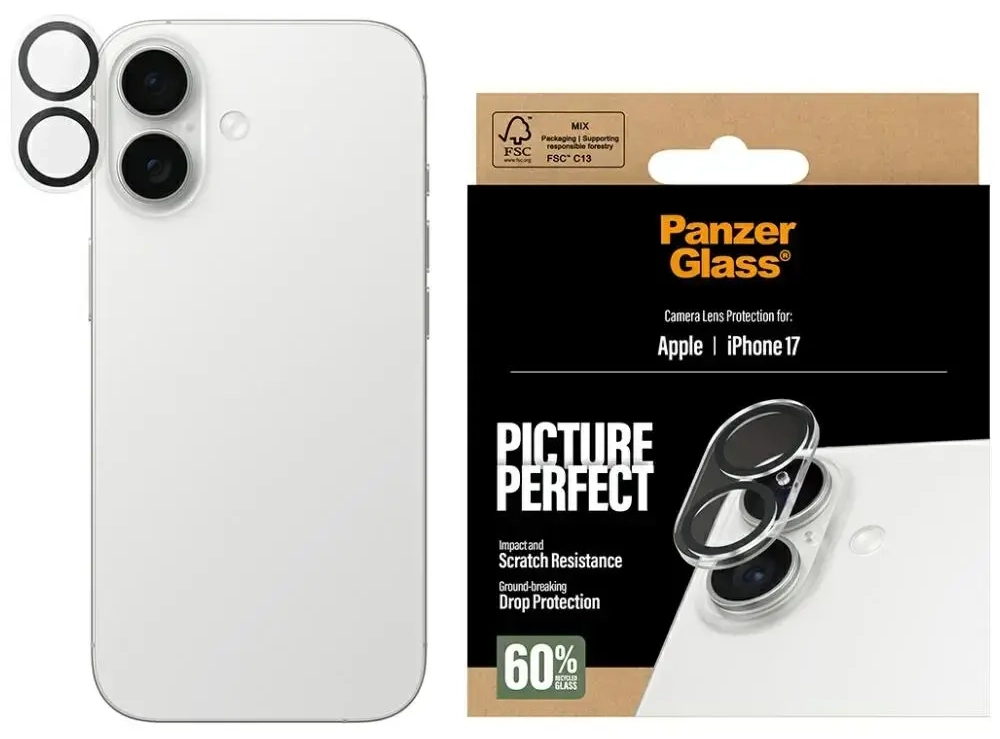 Tempered glass lens protector PanzerGlass  PicturePerfect for iPhone 17